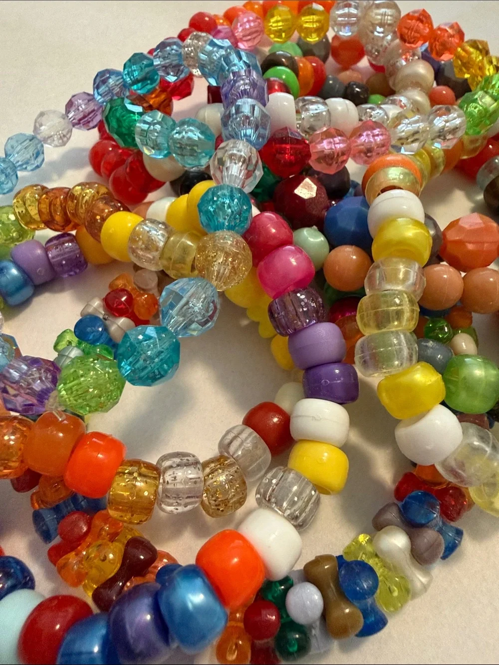 10 Colorful beaded bracelets